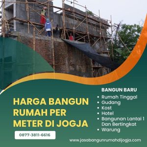 harga bangun rumah per meter di jogja